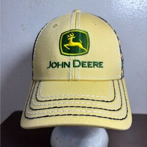 John Deere Yellow and Green Logo Cap